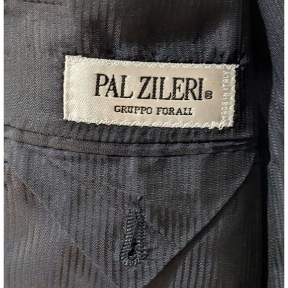 LIKE NEW PAL ZILERI Italy Mens 100% Cashmere Three Button Navy Blazer Size EU 50 - Picture 5 of 5